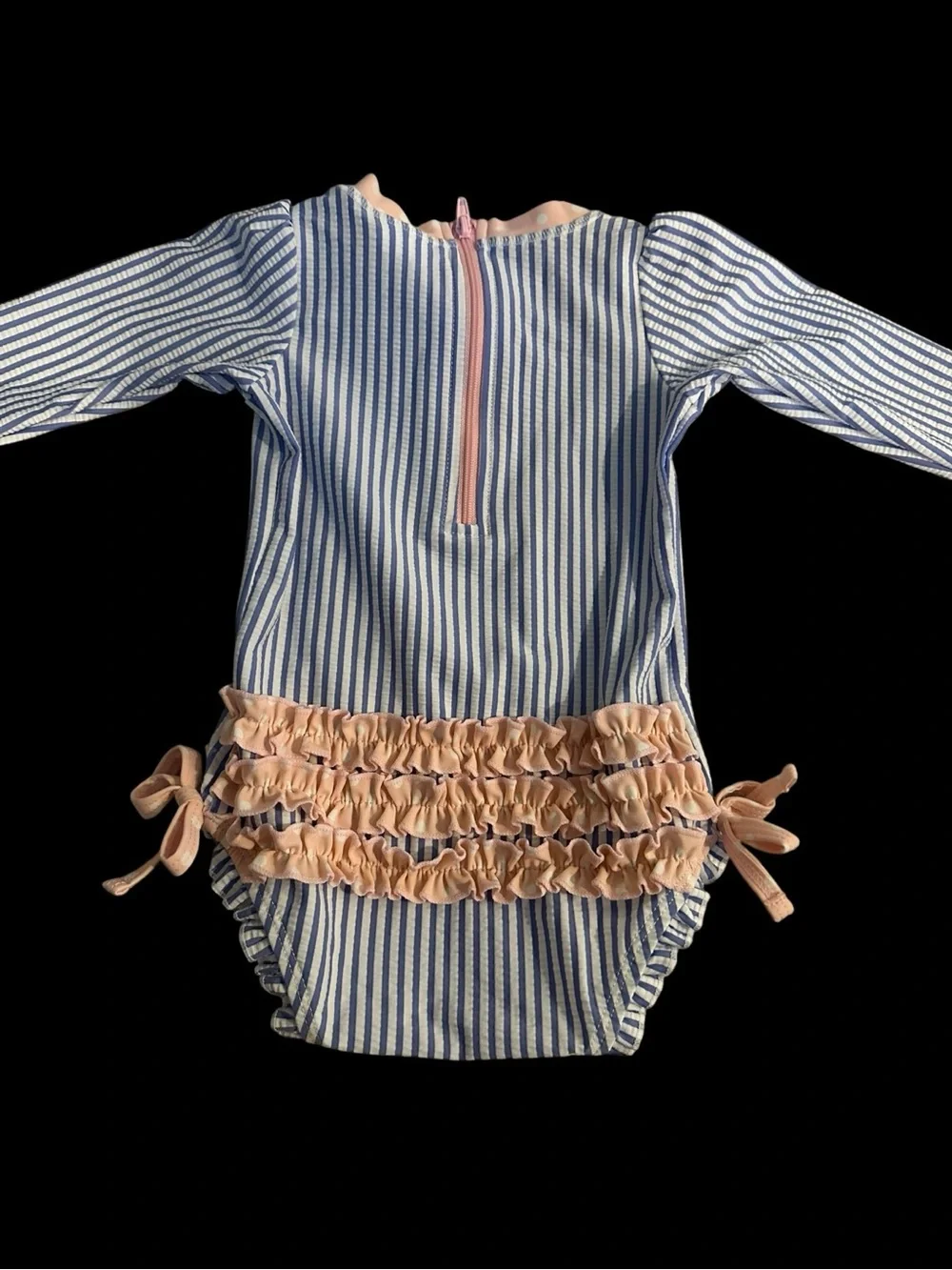 Two RuffleButts bathing suits 6-12 months